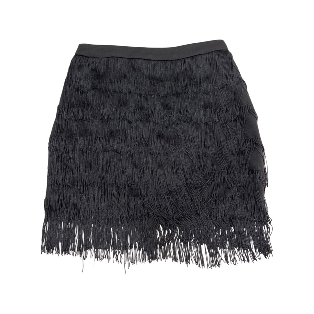 Nastygal fringe skirt